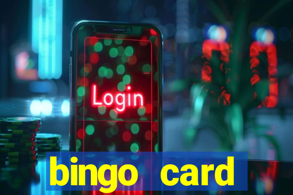 bingo card generator with pictures